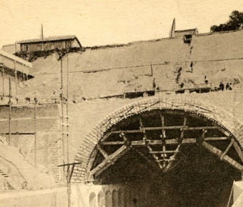 Construction canal et tunnel - source Archives Ville de Marignane